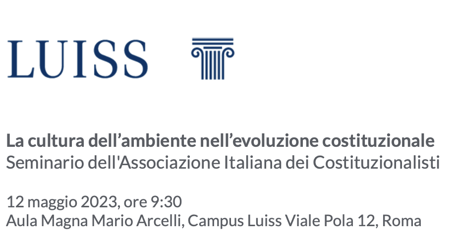 La cultura dell’ambiente nell’evoluzione costituzionale
